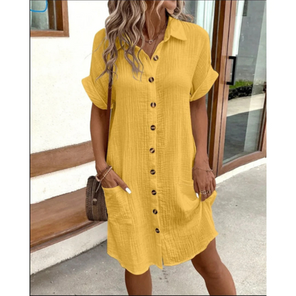 Robe Chemisier Féminin Élégant