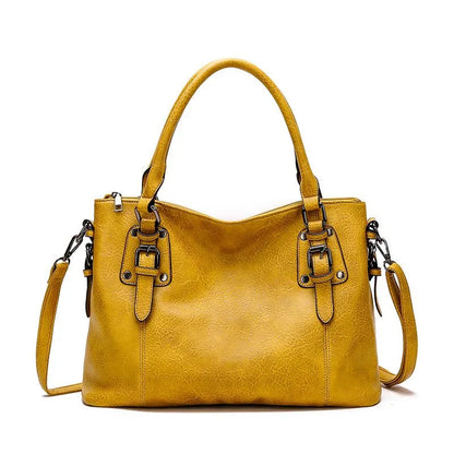 Sac à Dos en Cuir Brun Foncé avec Bretelles Réglables