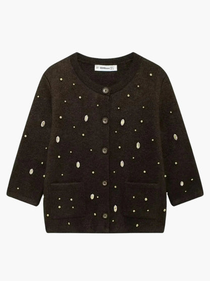 Cardigan Femme Élégant Tricoté - BerlinGlamour