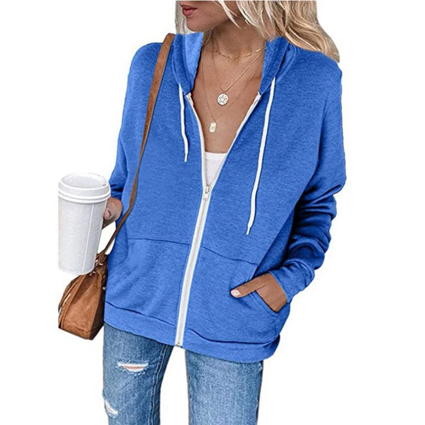 Sweat à Capuche Féminin Élégant