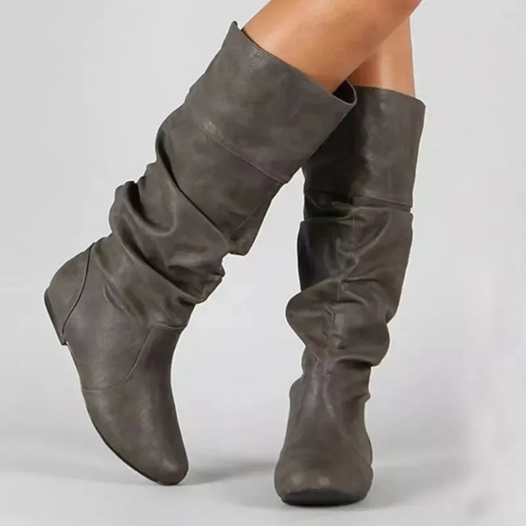 Bottes Femme Hiver Chaudes Confortables Coupe Haute - PanierRoyale