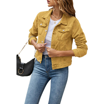 Veste denim femme tendance - Élégante et confortable pour femme
