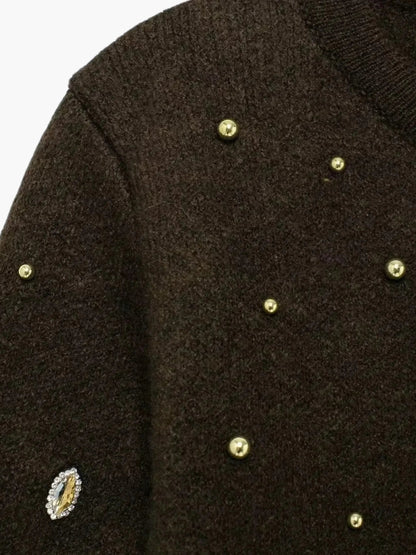 Cardigan Femme Élégant Tricoté