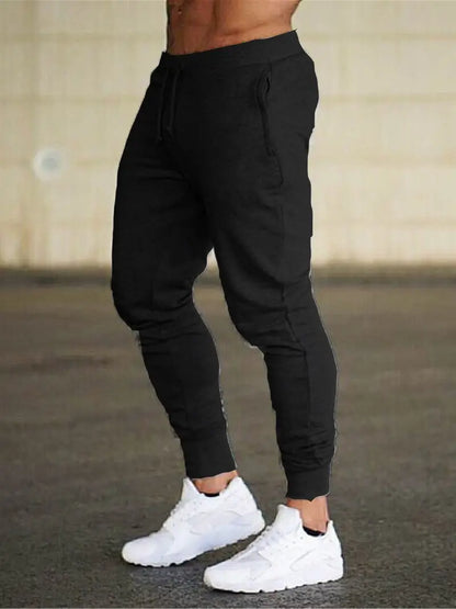Pantalon de jogging homme élastique avec cordons de serrage