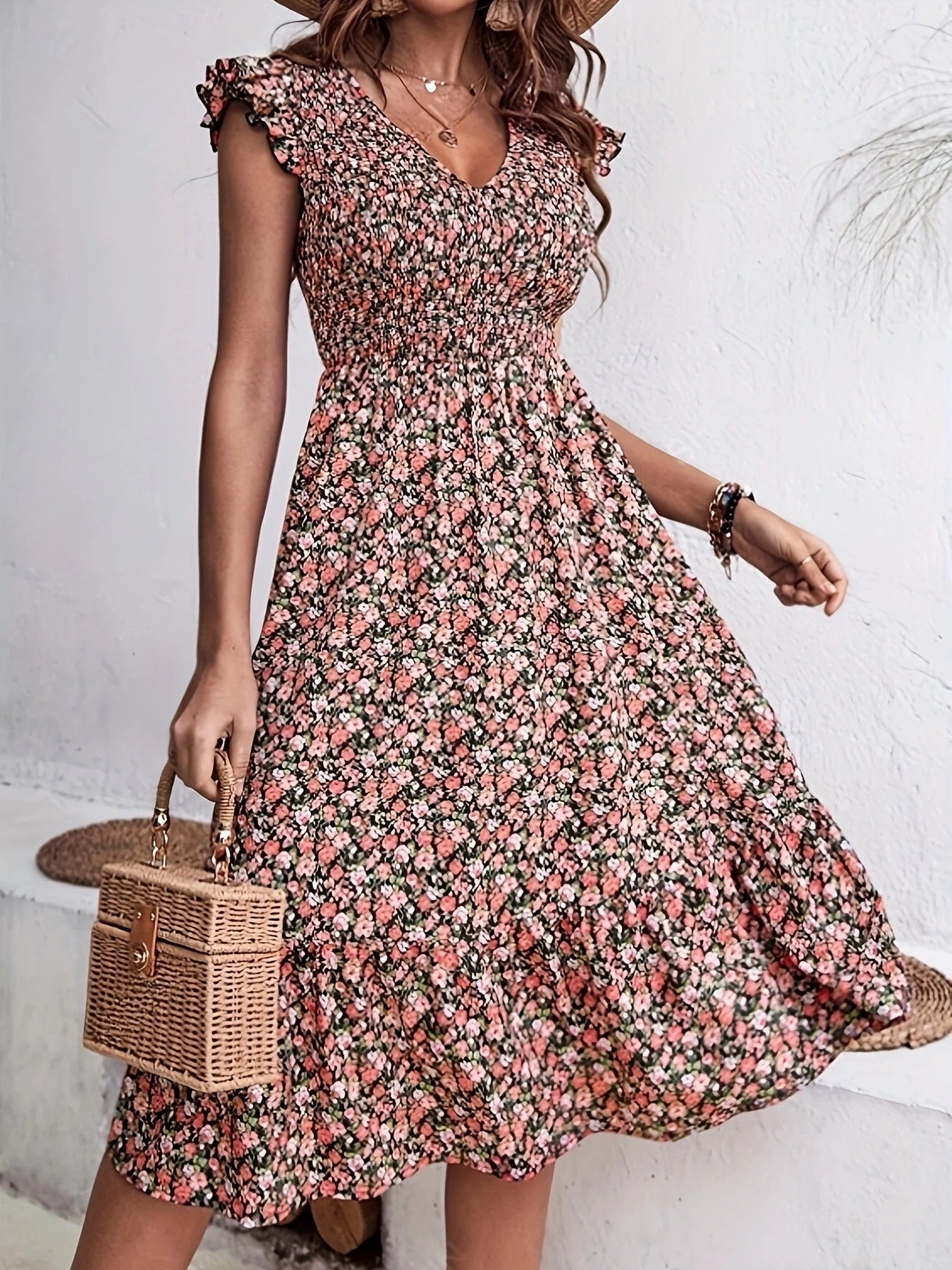 Robe Été Florale Legère pour Femme