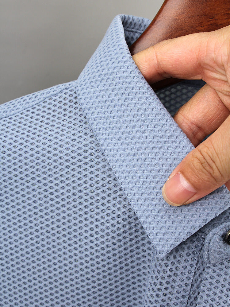 Chemise Polo Homme en Soie Luxe