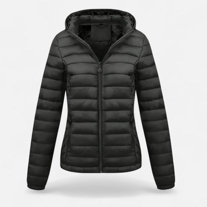 Veste Hiver Femme Doublée Noir Polaire - PanierRoyale