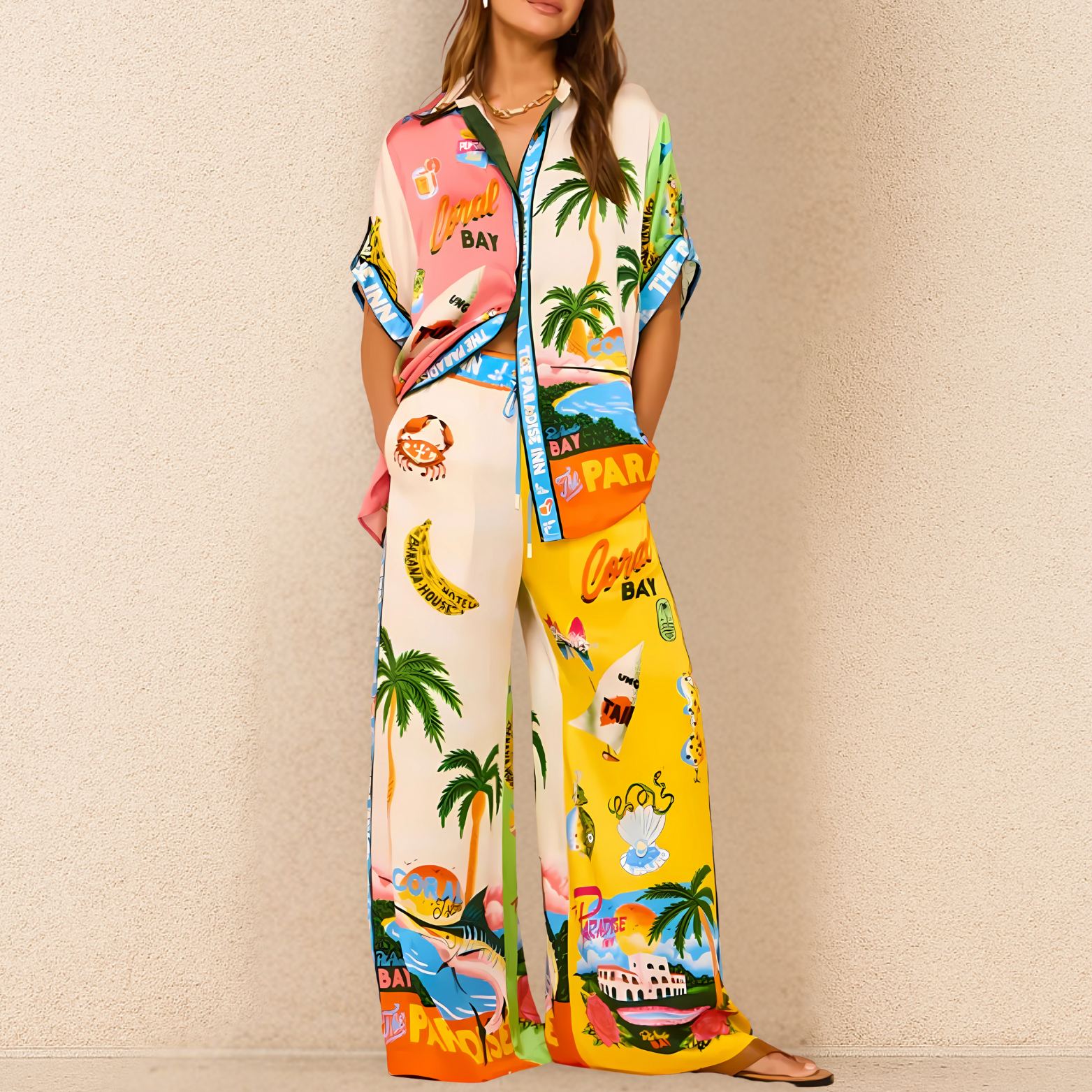 Tenue Détente Femme : Ensemble Haut et Pantalon Confortable - PanierRoyale