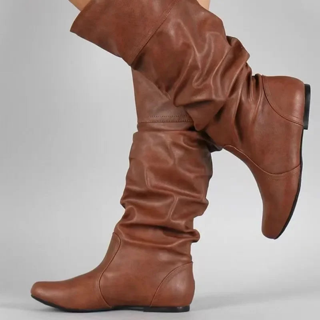 Bottes Femme Hiver Chaudes Confortables Coupe Haute