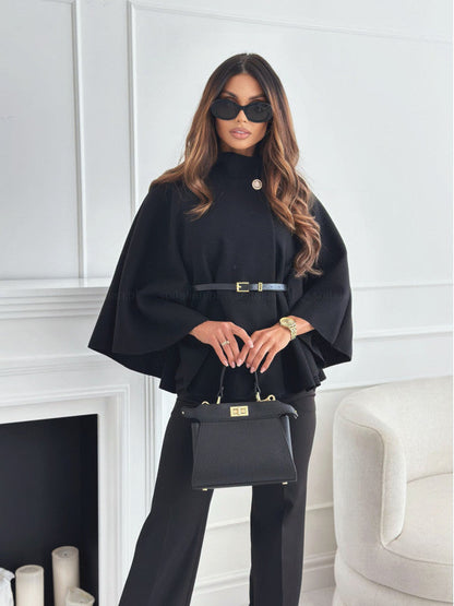 Veste Femme Hiver Chic à Ceinture Élégante