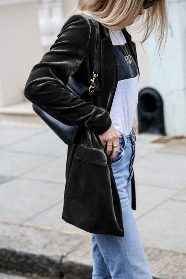 Blazer femme élégant avec manches longues