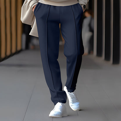 Pantalon Homme Classique Taille Étroite pour Bureau