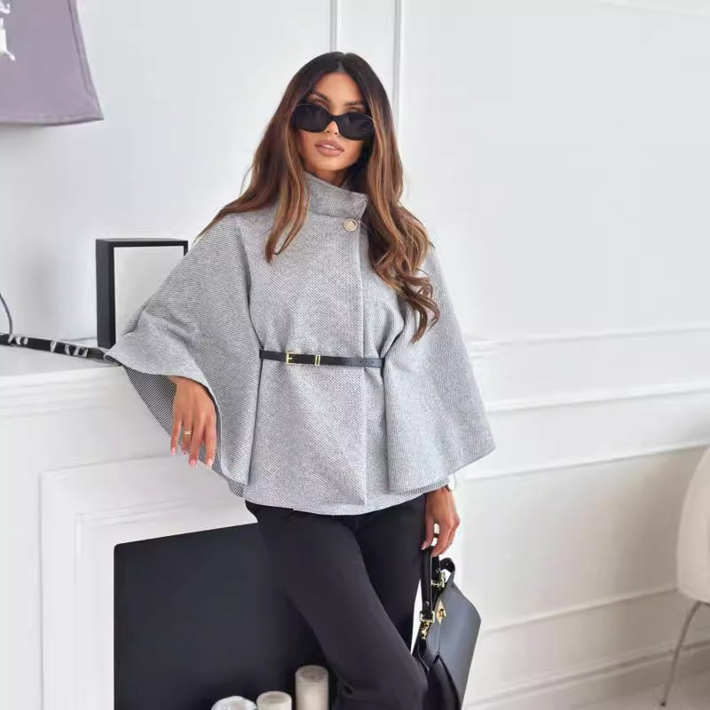 Veste Femme Hiver Chic à Ceinture Élégante