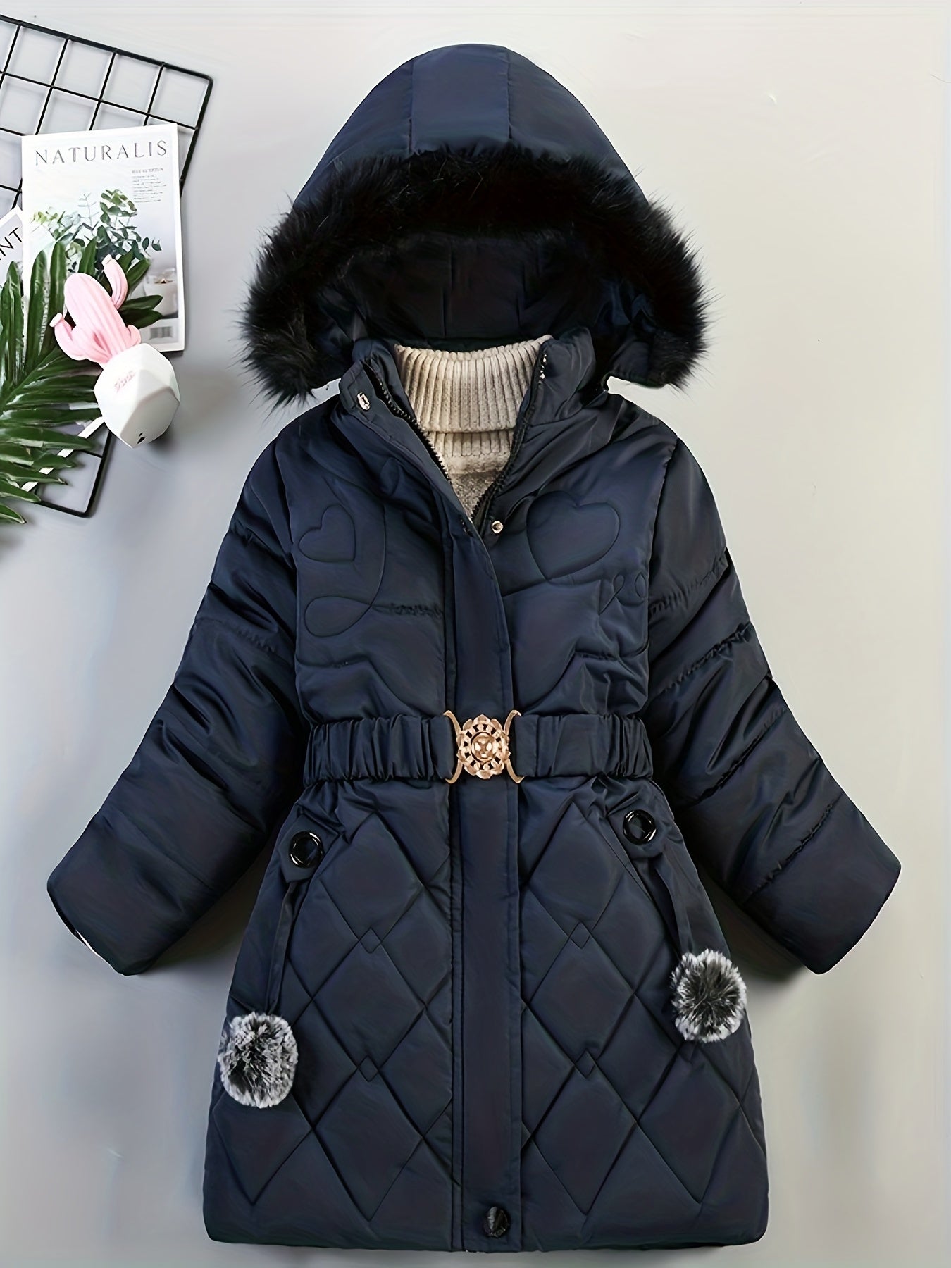 Manteau Fille Hiver Chaud et Léger