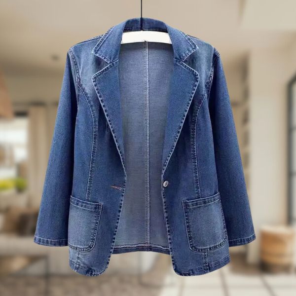 Blazer femme décontracté manches longues - PanierRoyale