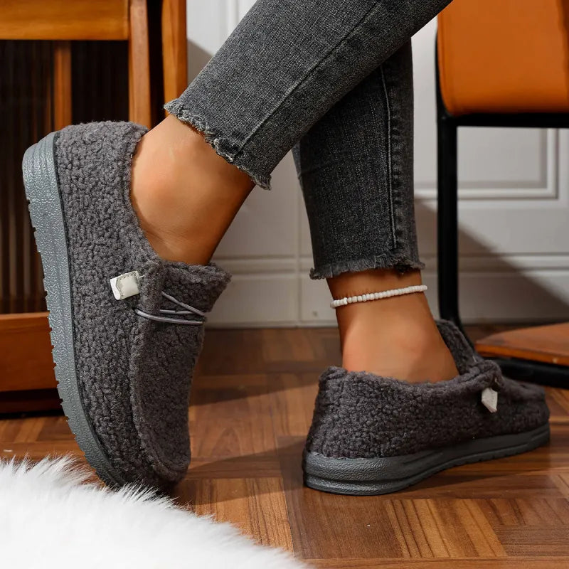 Chaussons Femmes Doux et Confortables pour Intérieur et Extérieur