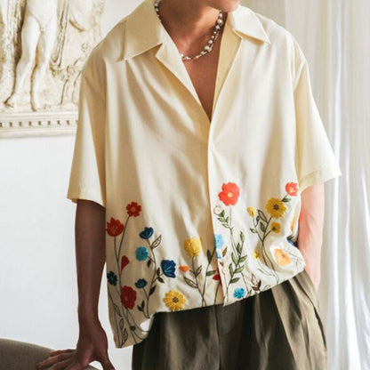 Chemise Homme Coton Confortable à Carreaux
