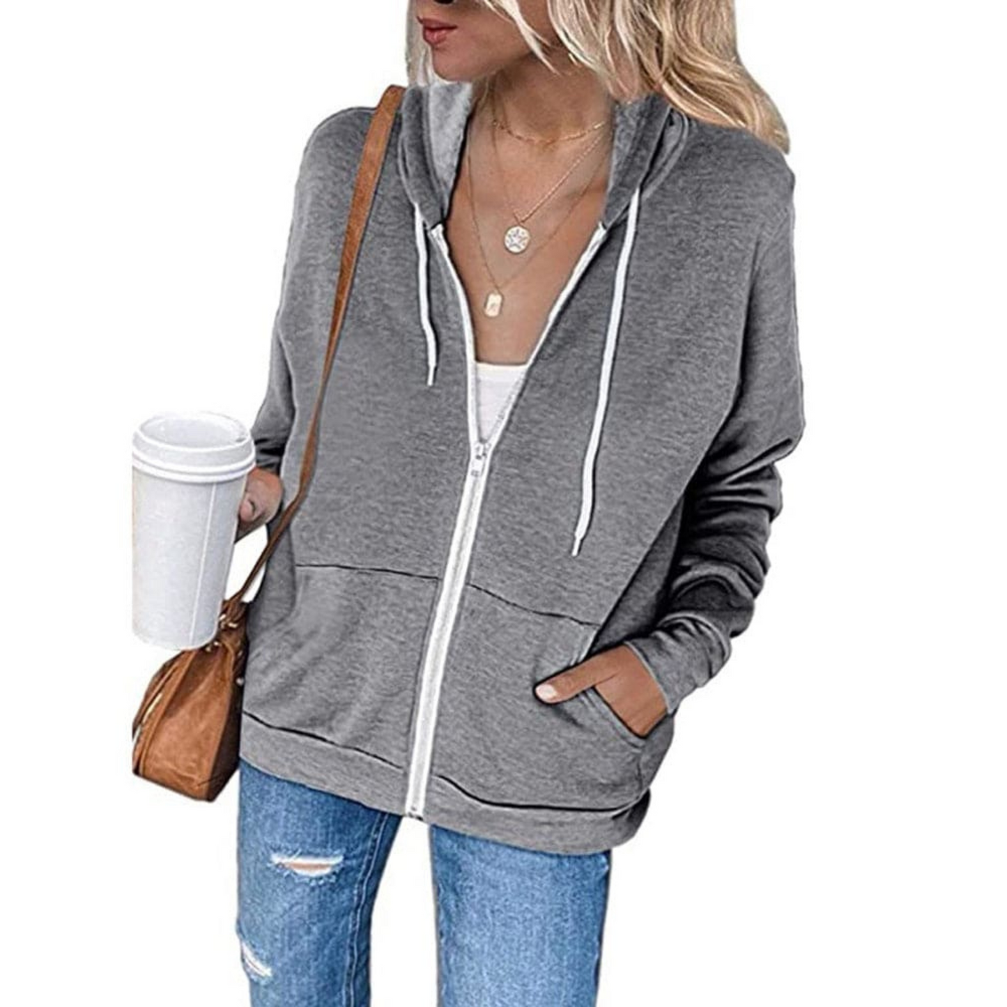 Sweat à Capuche Féminin Élégant