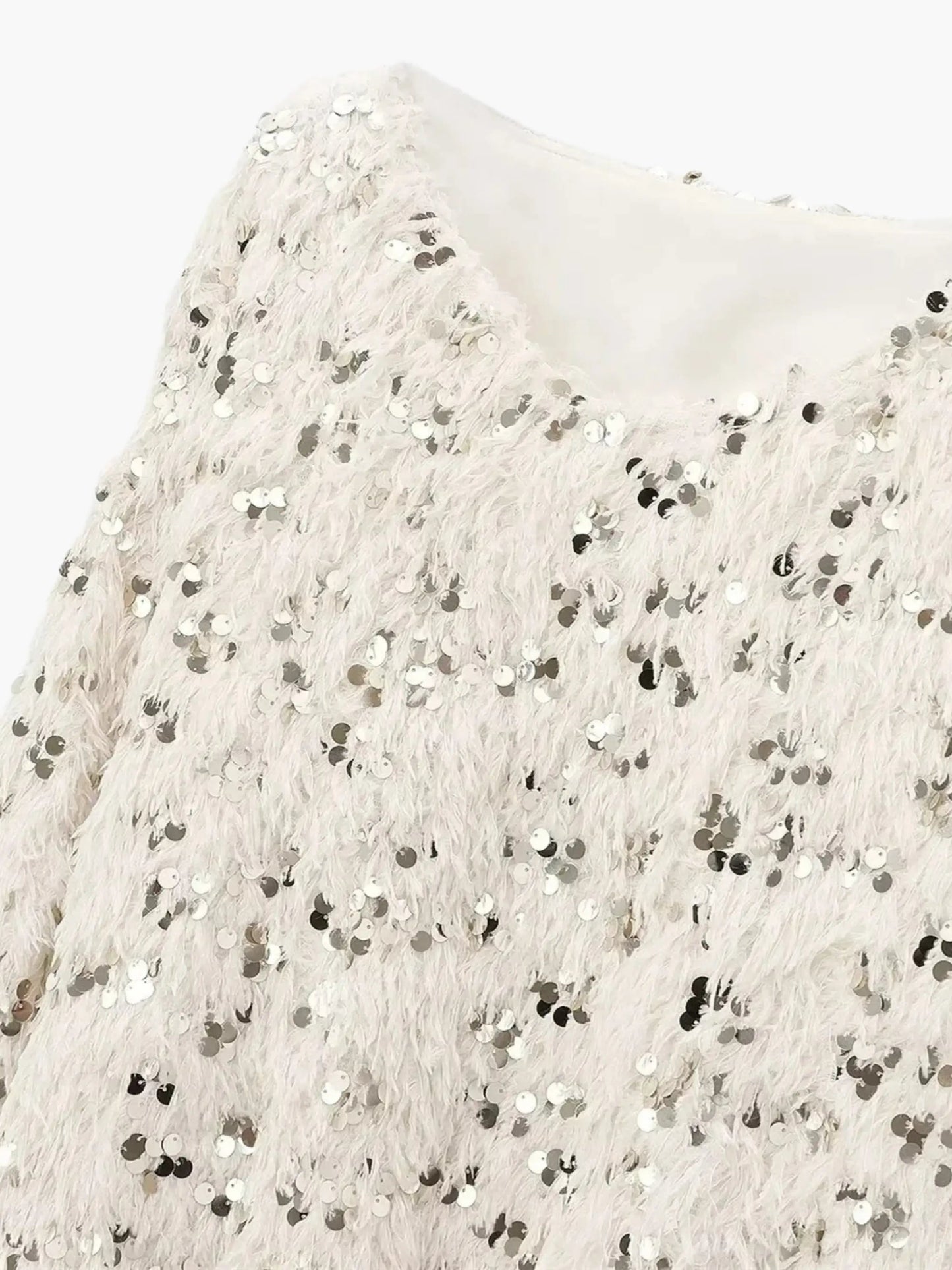Pull en Maille Glitter Élégant pour Femme