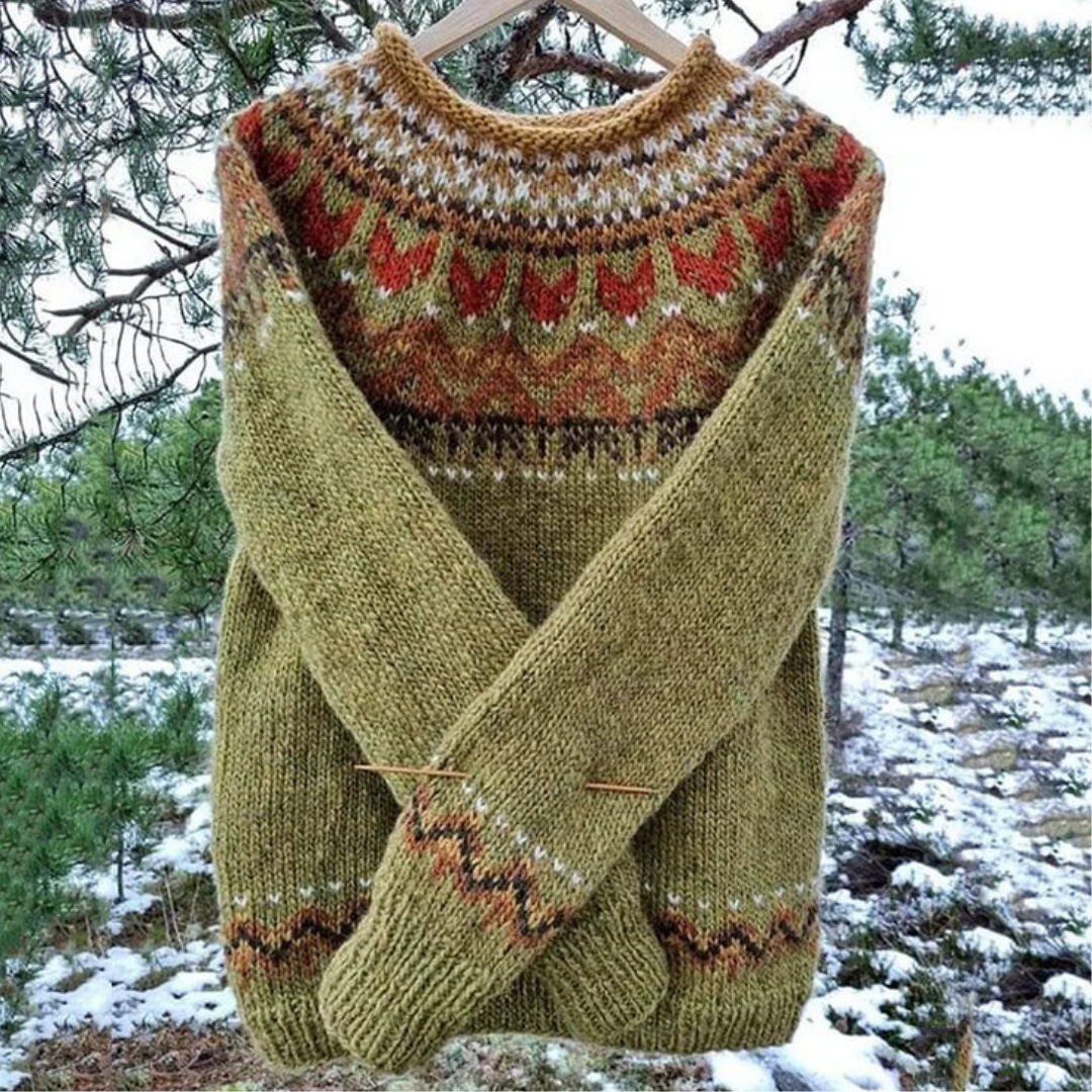 Pull Femme Hiver Douillet et Chaud en Maille Colorée