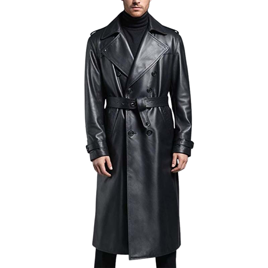 Manteau Homme Imperméable Long Hiver avec Poches - PanierRoyale