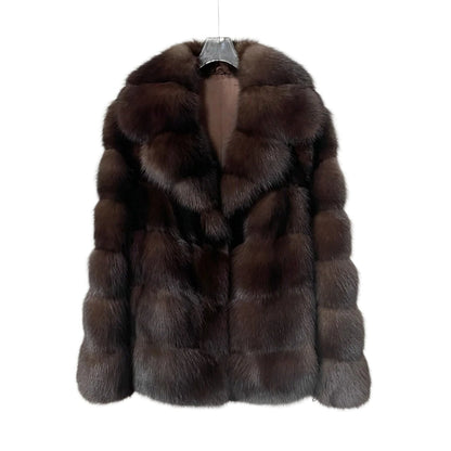 Manteau Femme Élégant Col Montant pour Hiver