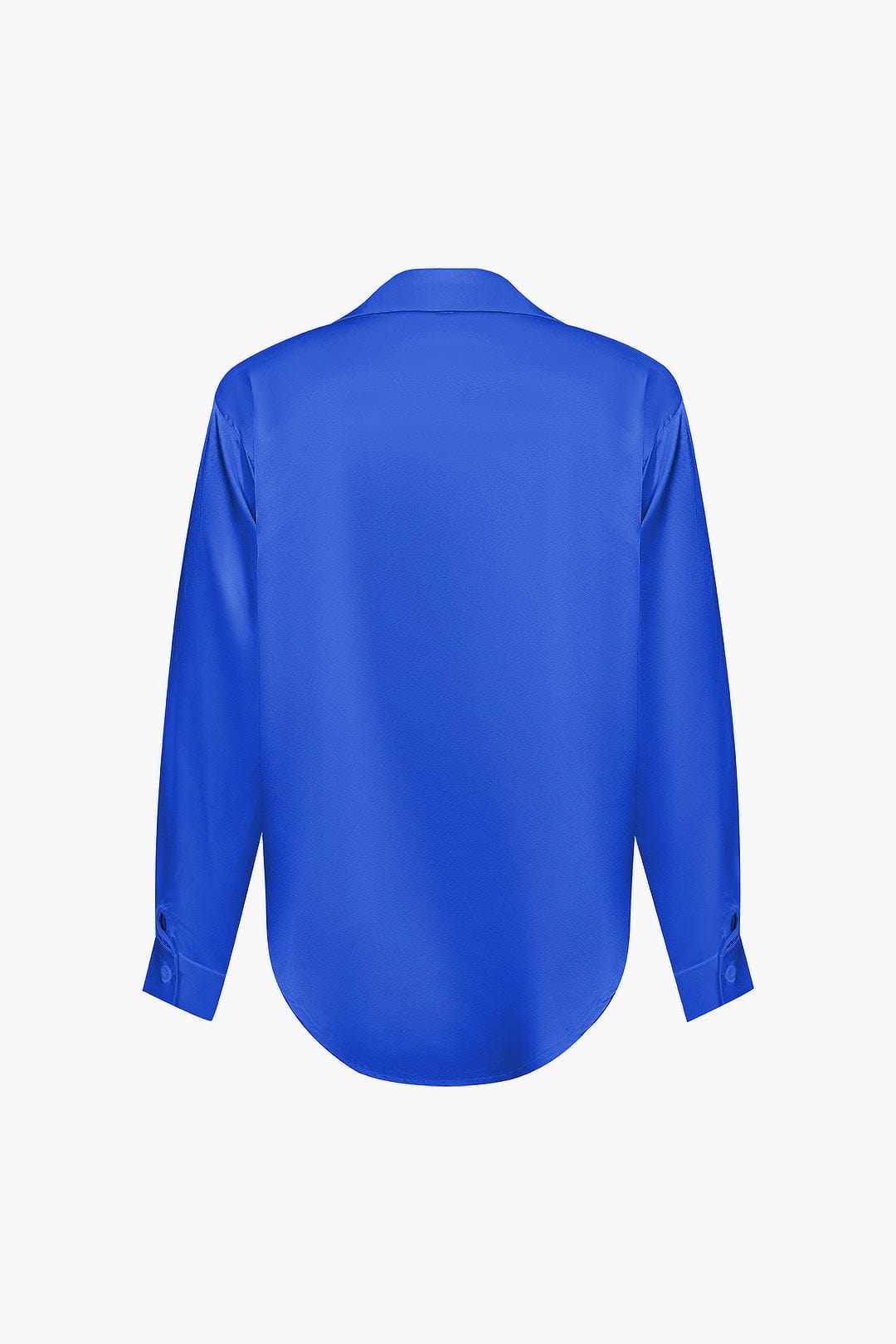 Blouse Élégante en Soie Satinée Longue Manche