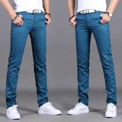 Pantalon Homme Slim Fit Noir pour Travail ou Mariage