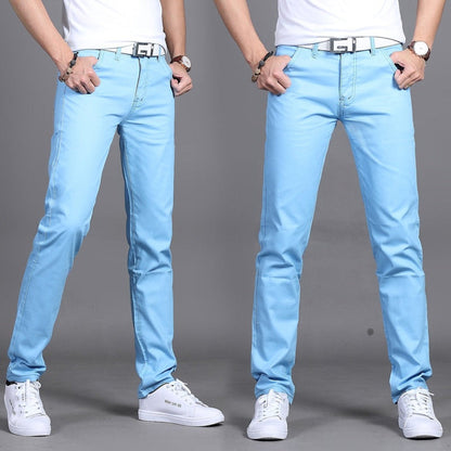 Pantalon Homme Slim Fit Noir pour Travail ou Mariage