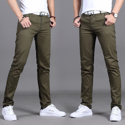 Pantalon Homme Slim Fit Noir pour Travail ou Mariage