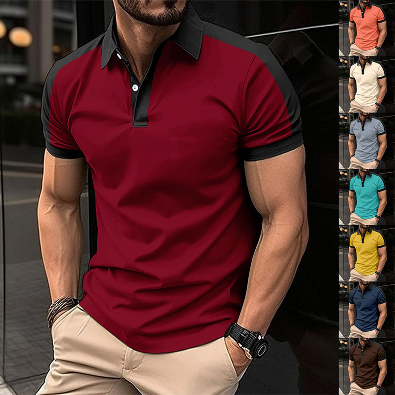 Chemise Homme Manche Courte Polo Été Décontractée - BerlinGlamour