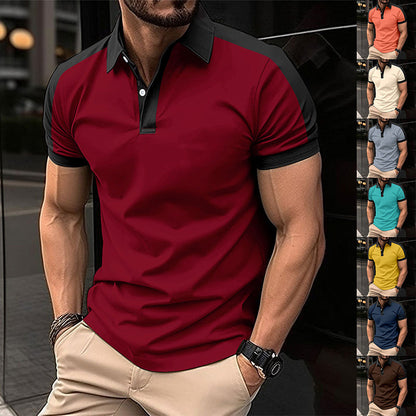 Chemise Homme Manche Courte Polo Été Décontractée - BerlinGlamour
