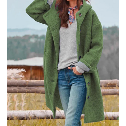 Manteau Femme Long et Élégant pour Hiver - PanierRoyale