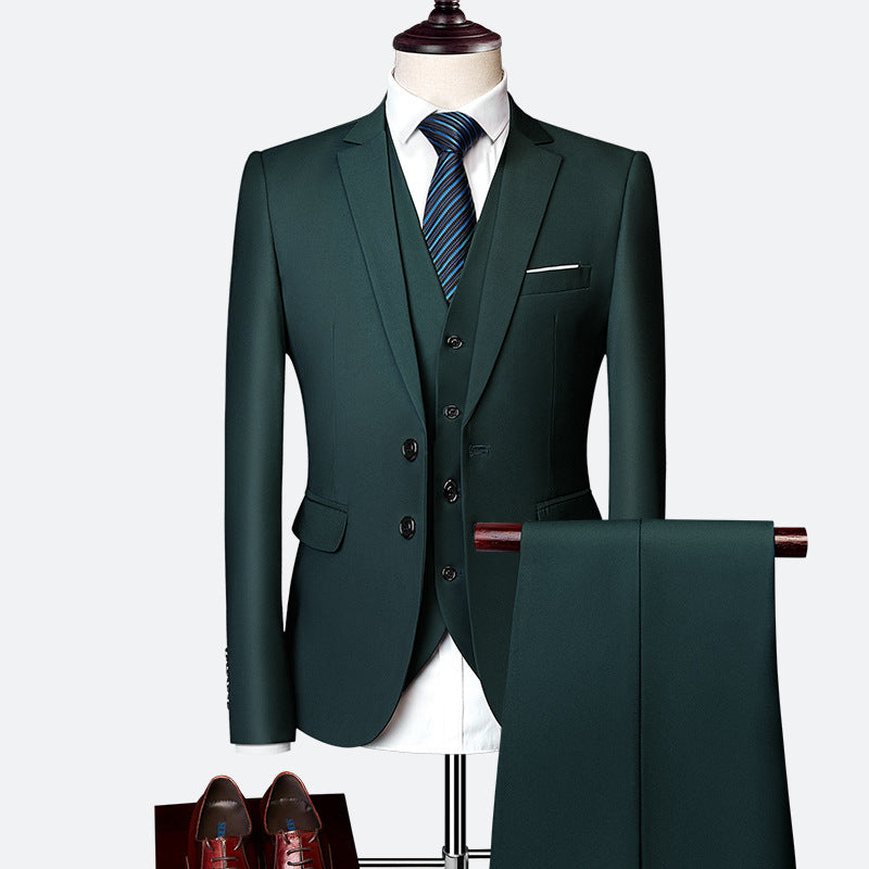 Costume Homme 3 Pièces Slim Fit Élégant pour Mariage ou Soirée