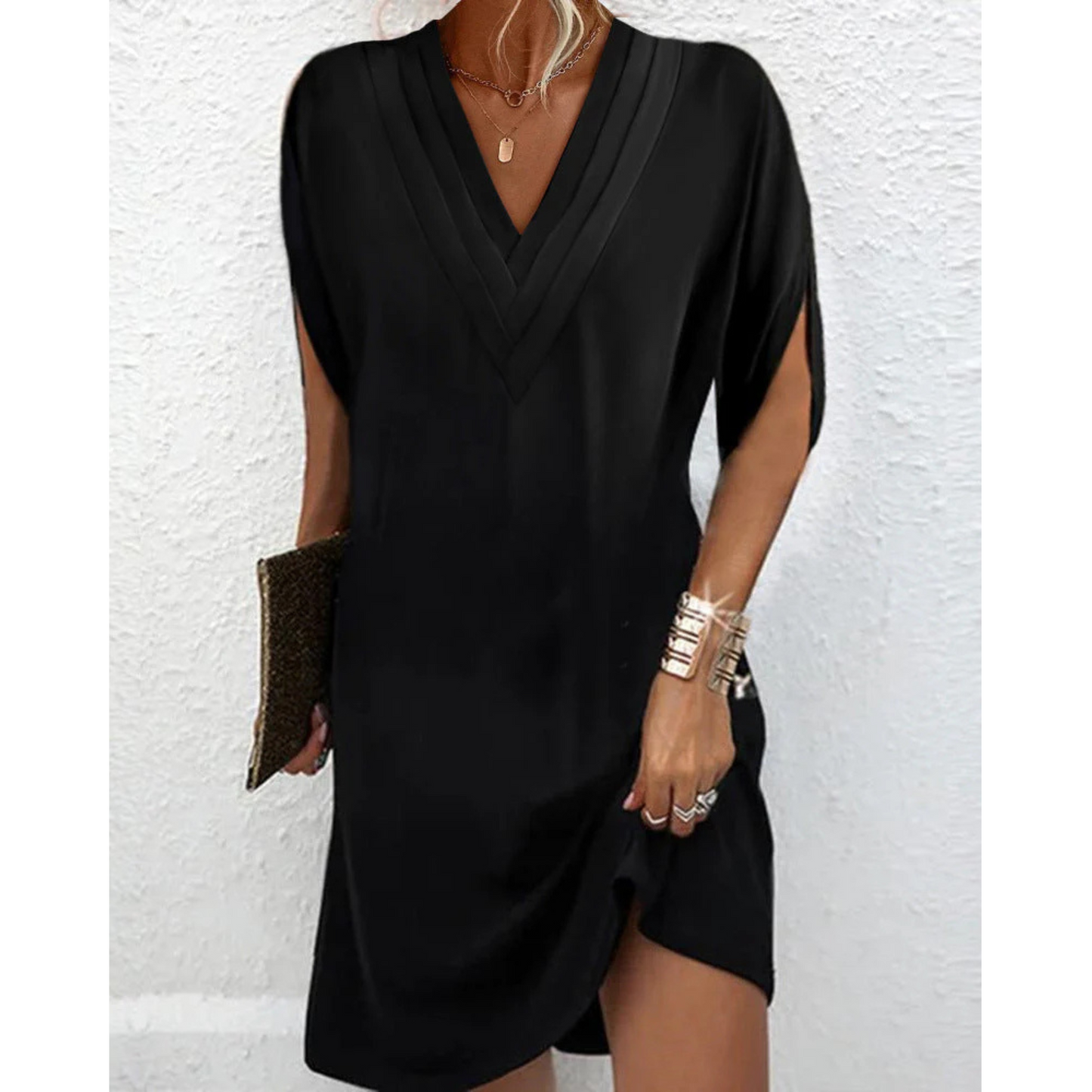 Robe Féminine Élégante en V
