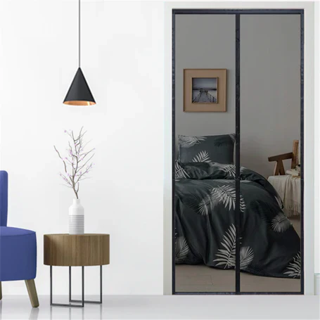 Moustiquaire de Porte Magnétique Étanche et Pratique - PanierRoyale