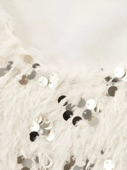Pull en Maille Glitter Élégant pour Femme