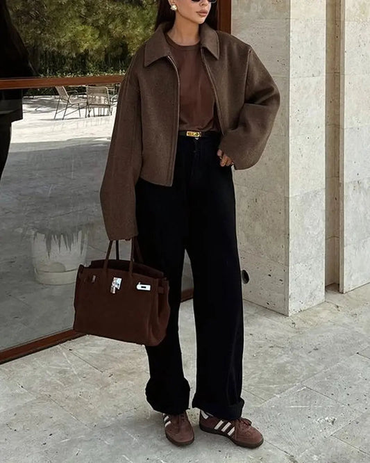 Manteau Hiver Élégant Femme Classique - BerlinGlamour