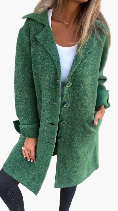 Manteau Femme Décontracté à Boutons