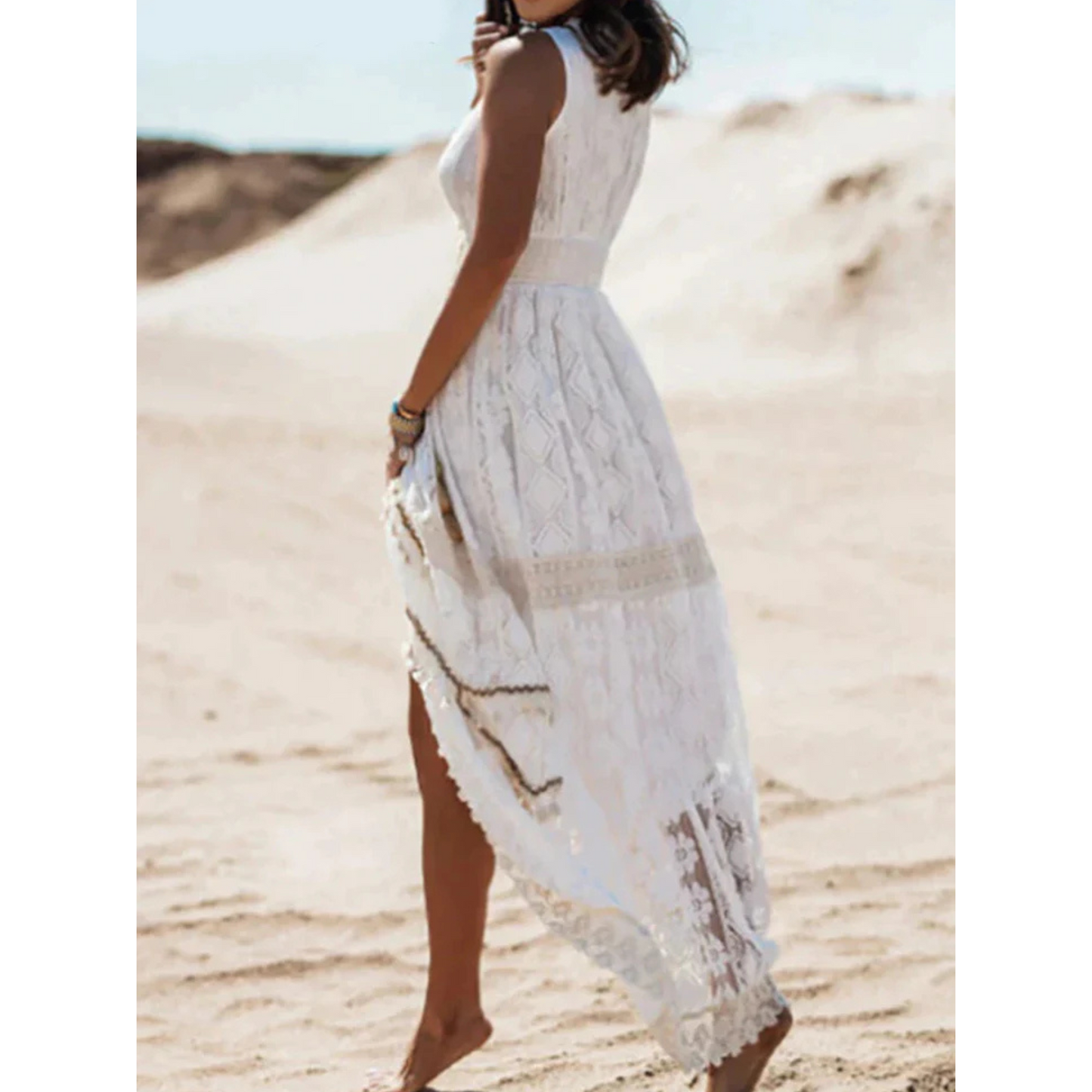 Robe Longue Femelle Élégante Boho Chic - PanierRoyale