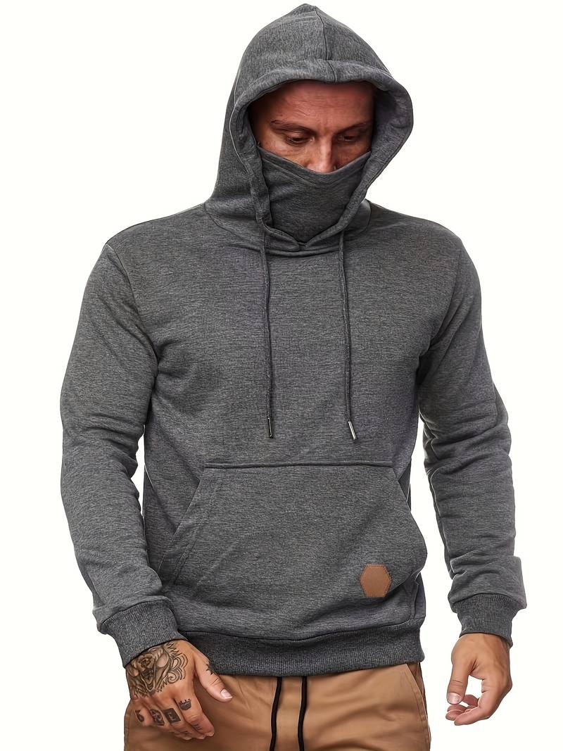 Sweat à Capuche Homme Manches Longues et Chauffant