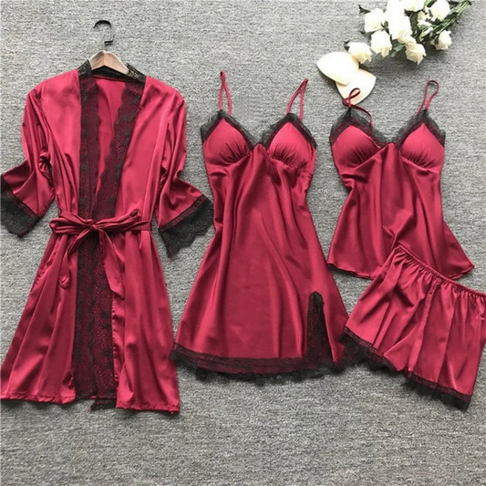 Pyjama Femme Luxe en Soie pour Nuits Douces - luxestyle