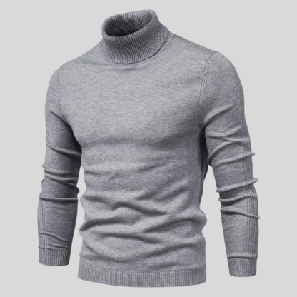 Pull Homme Col Montant Doux et Élégant pour Hiver