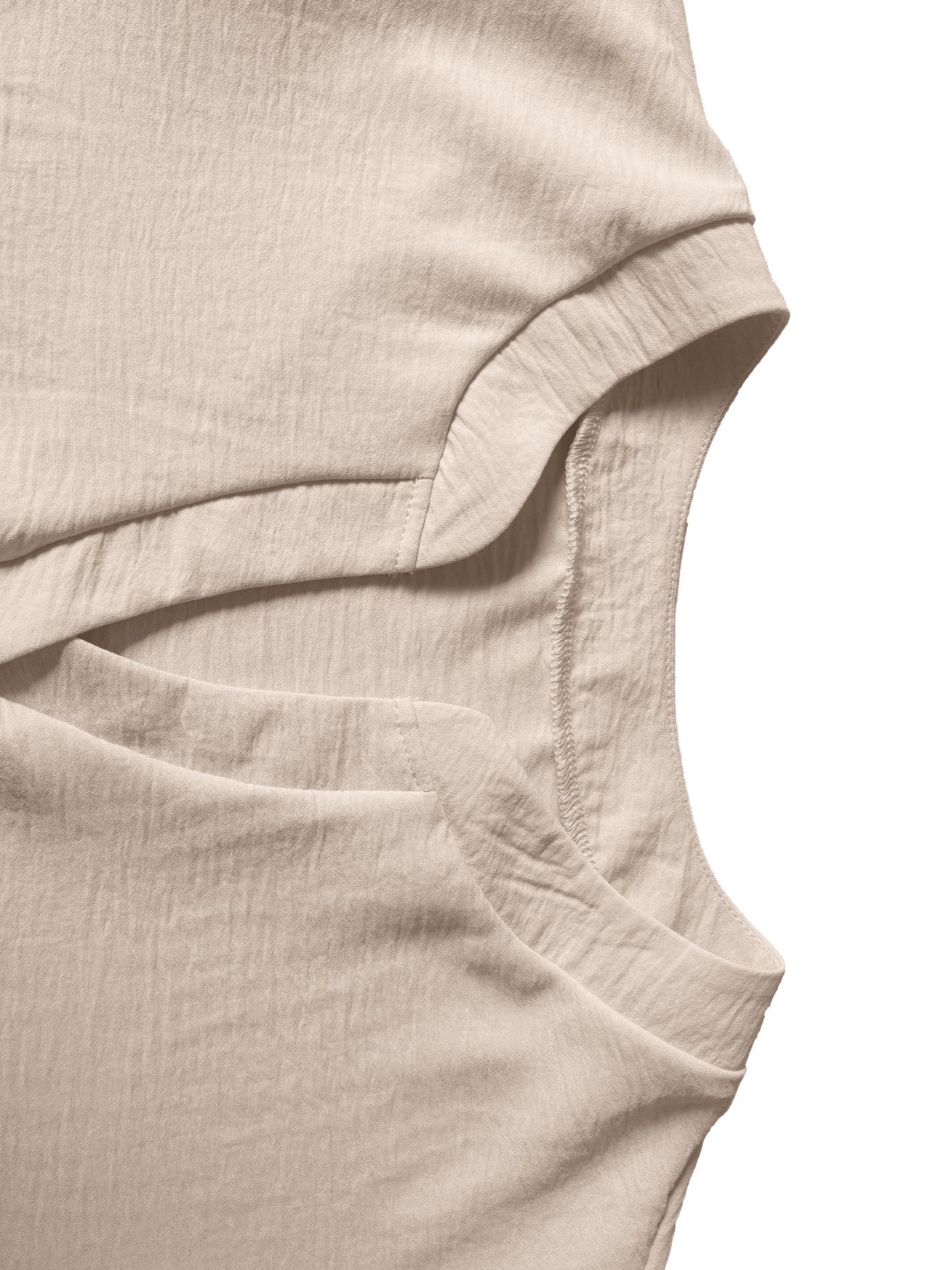 Blouse Femme Manches Volantées Col V Élégant