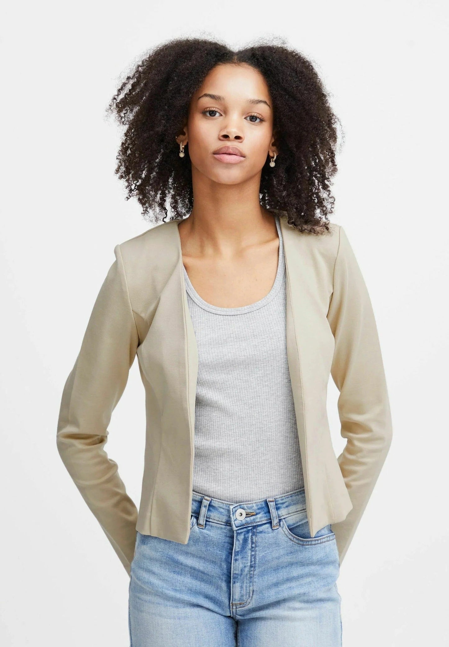 Veste Cardigan Femme Élégant à Manches Longues