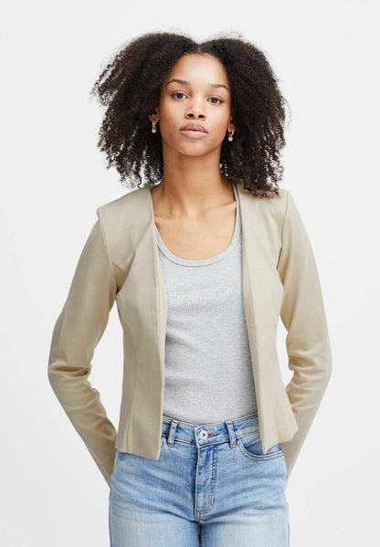 Veste Cardigan Femme Élégant à Manches Longues