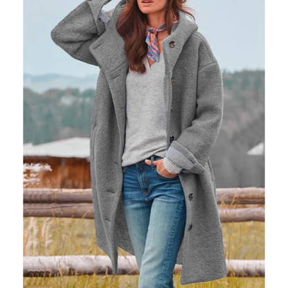 Manteau Femme Long et Élégant pour Hiver