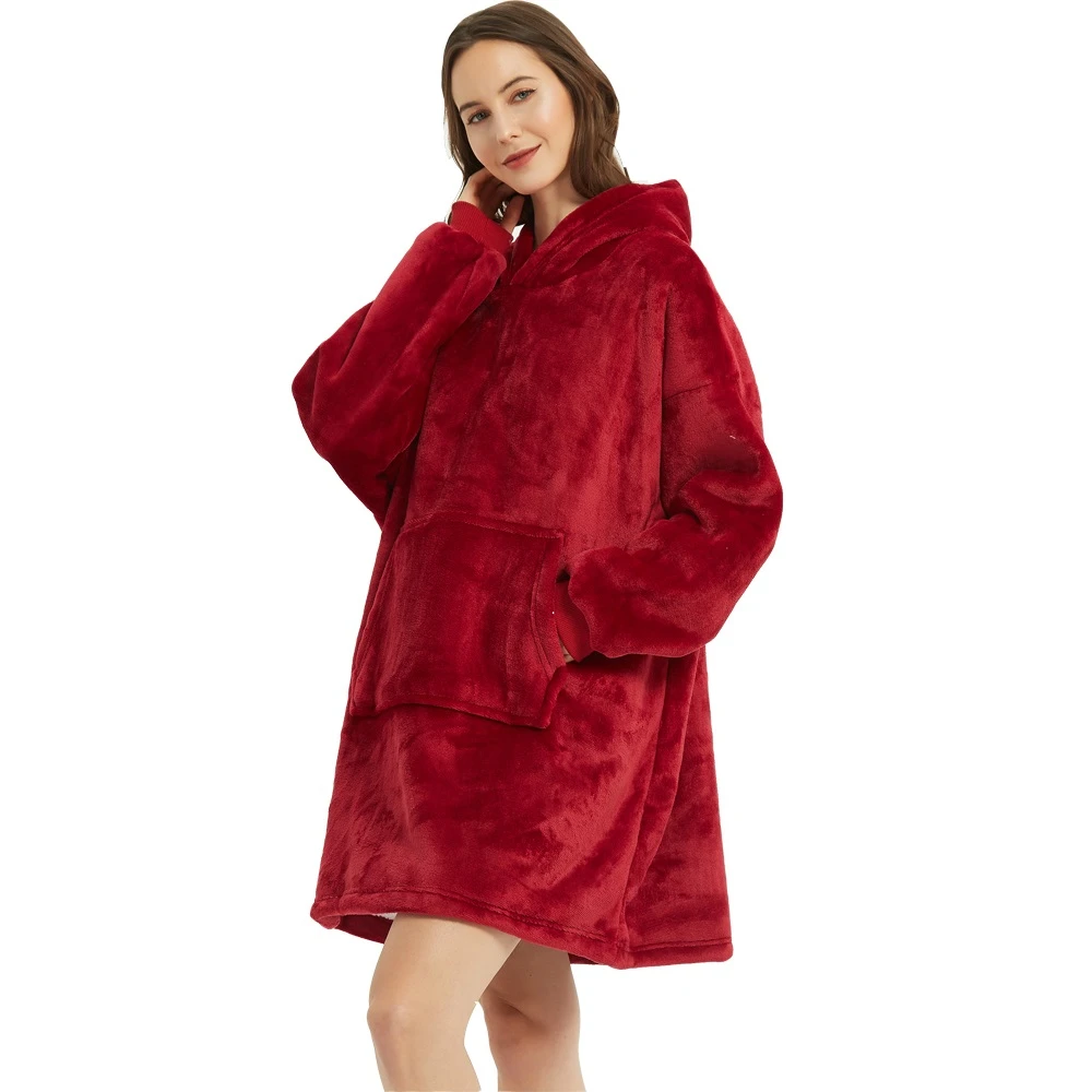 Sweat à Capuche Femme Grande Taille Marine