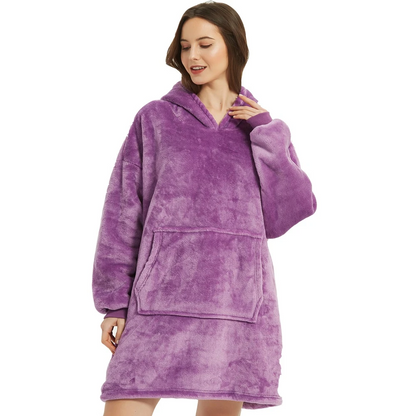 Sweat à Capuche Femme Grande Taille Marine