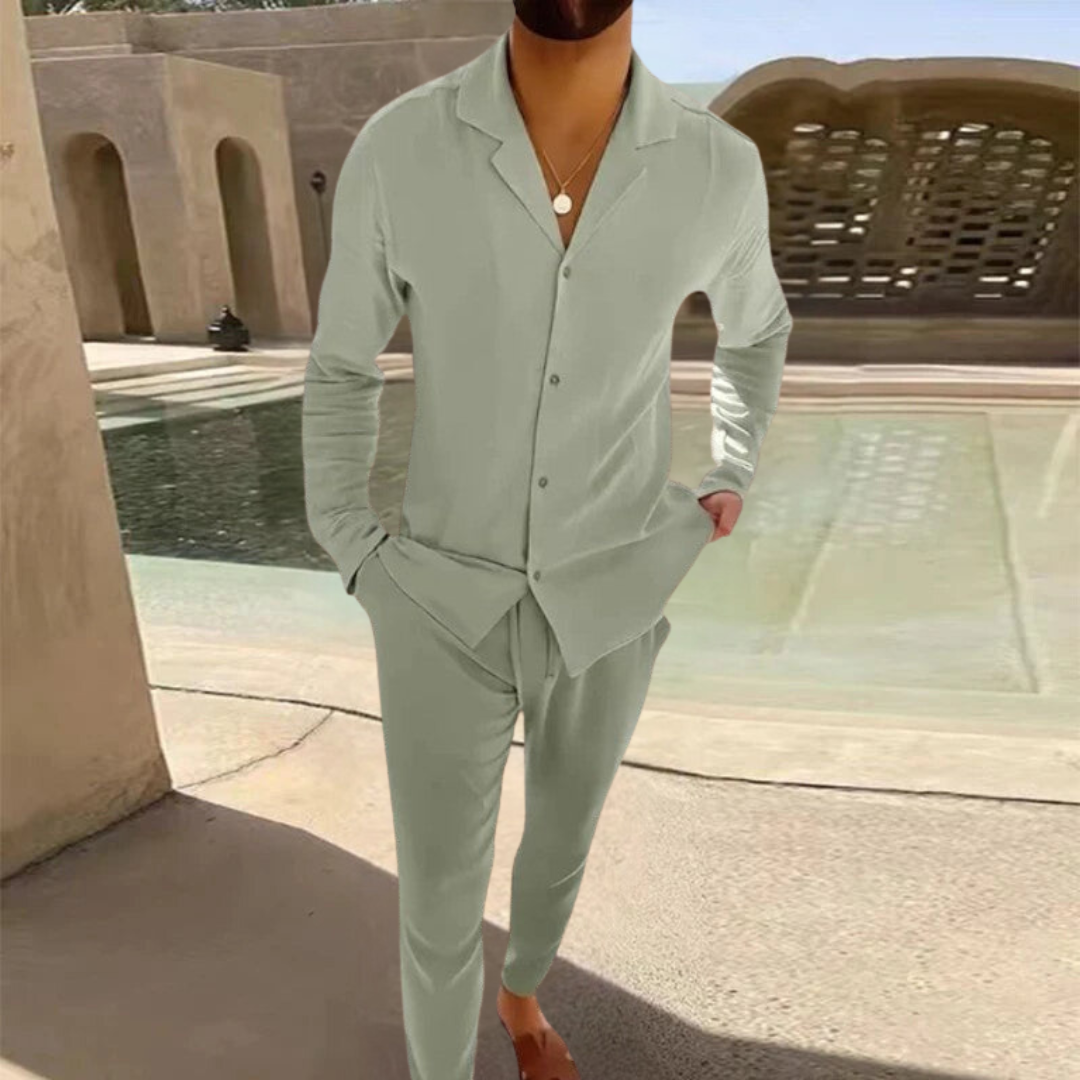 Chemise Lin Blanc Classique